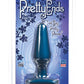 Pretty Ends - Medium Anal Plug - Blue/Iridescent Blue