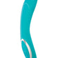 Princess Dynamic Heat Rechargeable Silicone Vibrator with Clitoral Stimulator - Blue