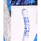 Prisms Blu Dual Ended Glass Dildo - Blue/Clear