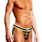 Prowler BDSM Rubber Ducks Jock - Black/Yellow - Medium