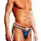 Prowler Pixel Art Gay Pride Collection Jock - Blue/Multicolor - XLarge