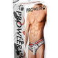 Prowler Puppie Print Open Brief - Black/White - Small