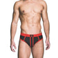 Prowler Red Ass-Less Brief - Black/Red - Small