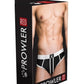 Prowler Red Ass-Less Brief - Black/White - Small