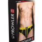 Prowler Red Ass-Less Brief - Black/Yellow - XLarge