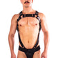 Prowler Red Butch Body Harness - Black/Silver - Large