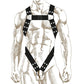 Prowler Red Butch Body Harness - Black/Silver - Small