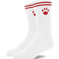 Prowler Red Crew Socks - Red/White