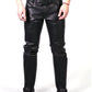 Prowler Red Leather Jeans - Black - 33in