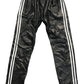 Prowler Red Leather Joggers - Black/White - Large