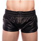 Prowler Red Leather Sport Shorts - Black - Medium