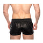 Prowler Red Leather Sport Shorts - Black - Medium
