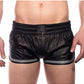 Prowler Red Leather Sport Shorts - Black/Gray/Grey - XSmall