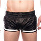 Prowler Red Leather Sport Shorts - Black/White - XXLarge