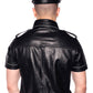Prowler Red Police Shirt Piped - Black/Gray/Grey - XSmall