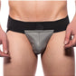 Prowler Red Pouch Jock - Black/Gray/Grey - XLarge