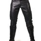 Prowler Red Prowler Leather Jeans - Black - 31in