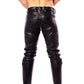 Prowler Red Rider Leather Jeans - Black - 28in