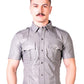 Prowler Red Slim Fit Police Shirt - Gray/Grey - Large/Medium