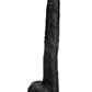 Prowler Red The Destroyer Realistic Dildo with Suction Cup - Black - 15in