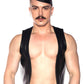Prowler Red Waistcoat Stripe - Black/Gray/Grey - Medium