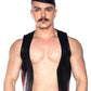 Prowler Red Waistcoat Stripe - Black/Red - Medium