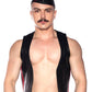 Prowler Red Waistcoat Stripe - Black/Red - Small