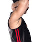 Prowler Red Waistcoat Stripe - Black/Red - XLarge