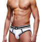 Prowler White/Black Open Brief - Black/White - Small