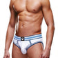 Prowler White/Blue Open Brief - Blue/White - Medium