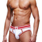 Prowler White/Red Open Brief - Red/White - Medium
