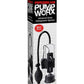 Pump Worx Beginner's Vibrating Pump Advanced Penis Enlargement System - Black/Clear