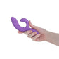 Purple Vibe Rechargeable Silicone Dual Vibe Massager