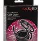 Quick Release Cock Cage Cock Ring - Black