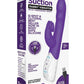 Rabbit Essentials Silicone Rechargeable Clitoral Suction Rabbit - Purple