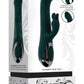 Rabbit Tap Tap Rechargeable Silicone Dual Vibrator - Green