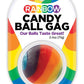 Rainbow Candy Ball Gag Assorted Flavor - Assorted Color/Multicolor