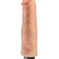 Real Feel Lifelike Toyz No. 1 Realistic Vibrating Dildo - Vanilla - 7.5in