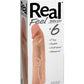 Real Feel Lifelike Toyz No. 6 Realistic Vibrating Dildo - Vanilla - 8in