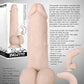 Real Supple Girthy Poseable Dildo with Balls