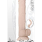Real Supple Poseable Dildo with Balls - Vanilla - 9.5in