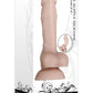 Real Supple Poseable Silicone Dildo with Balls - Vanilla - 6in