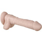 Real Supple Poseable Silicone Dildo with Balls