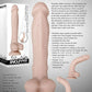 Real Supple Poseable Silicone Dildo with Balls