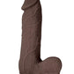 Realcocks Dual Layered #2 Bendable Dildo - Chocolate - 7in