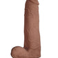 Realcocks Dual Layered #4 Bendable Thick Dildo - Brown/Caramel - 8in