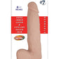 Realcocks Dual Layered #7 Bendable Dildo - Flesh/Vanilla - 8.5in
