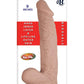 Realcocks Dual Layered #8 Bendable Dildo - Flesh/Vanilla - 9in