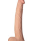 Realcocks Dual Layered Bendable Dildo - Vanilla - 11in
