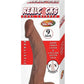 Realcocks Dual Layered Bendable Dildo - Chocolate - 9in